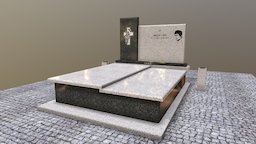 Nagrobek 13 tombstone, impala, nagrobek, granit