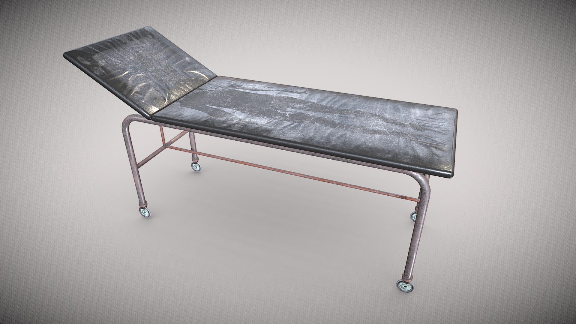 Simple rusty examination table, handy prop for any sort of horror / post apocalyptic environment.

PBR textures @4k - Post apocalyptic examination table - Download Free 3D model by Sousinho 3d model