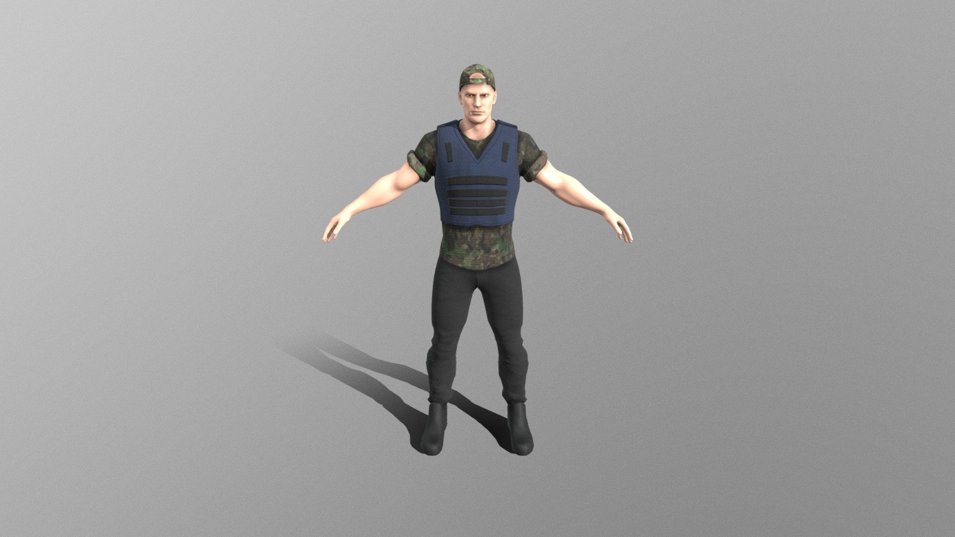 Character Model Proyect - Chatacter_FPS_Final - 3D model by aleggc (@alejandro9819708) 3d model