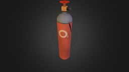 Oxygen Tank oxygen, tank, o2, medical, bottle