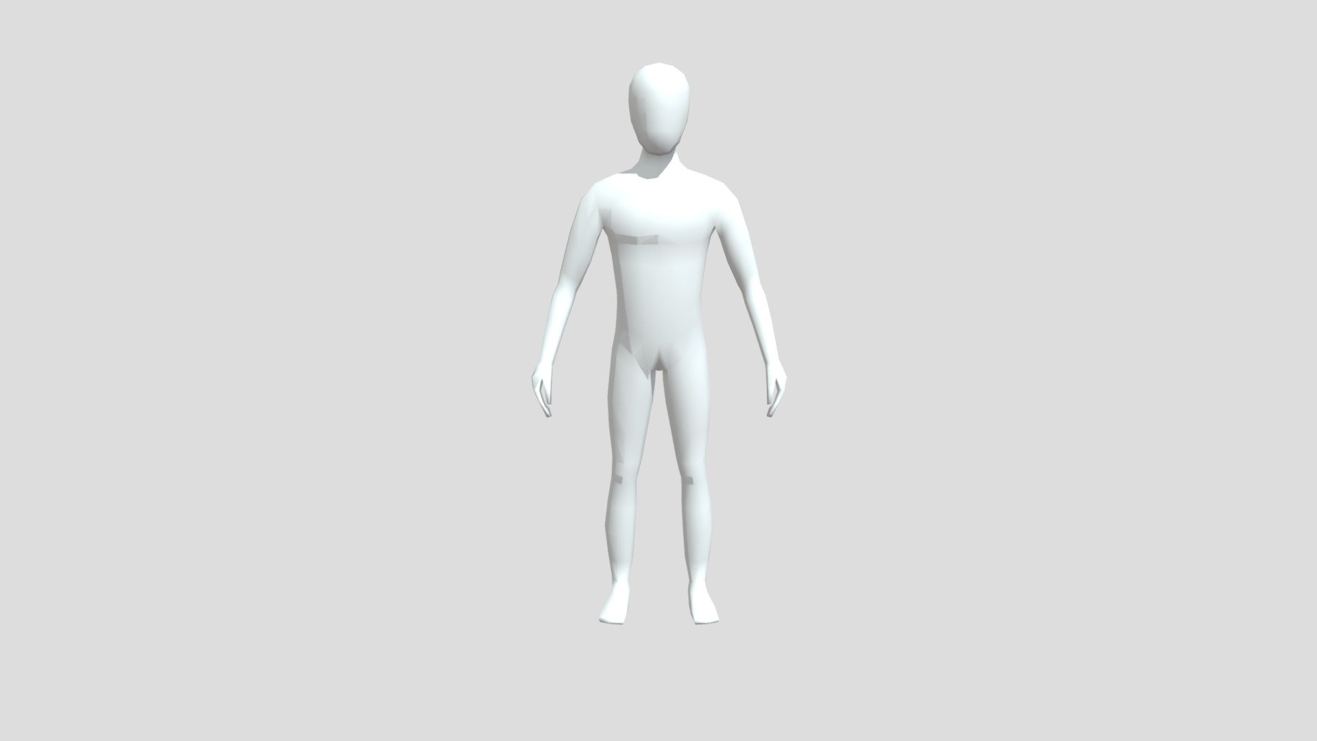 Character Mannequin Male - Download Free 3D model by muh.nurzidan 3d model