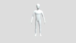Character Mannequin Male character-model, character-modeling, characters