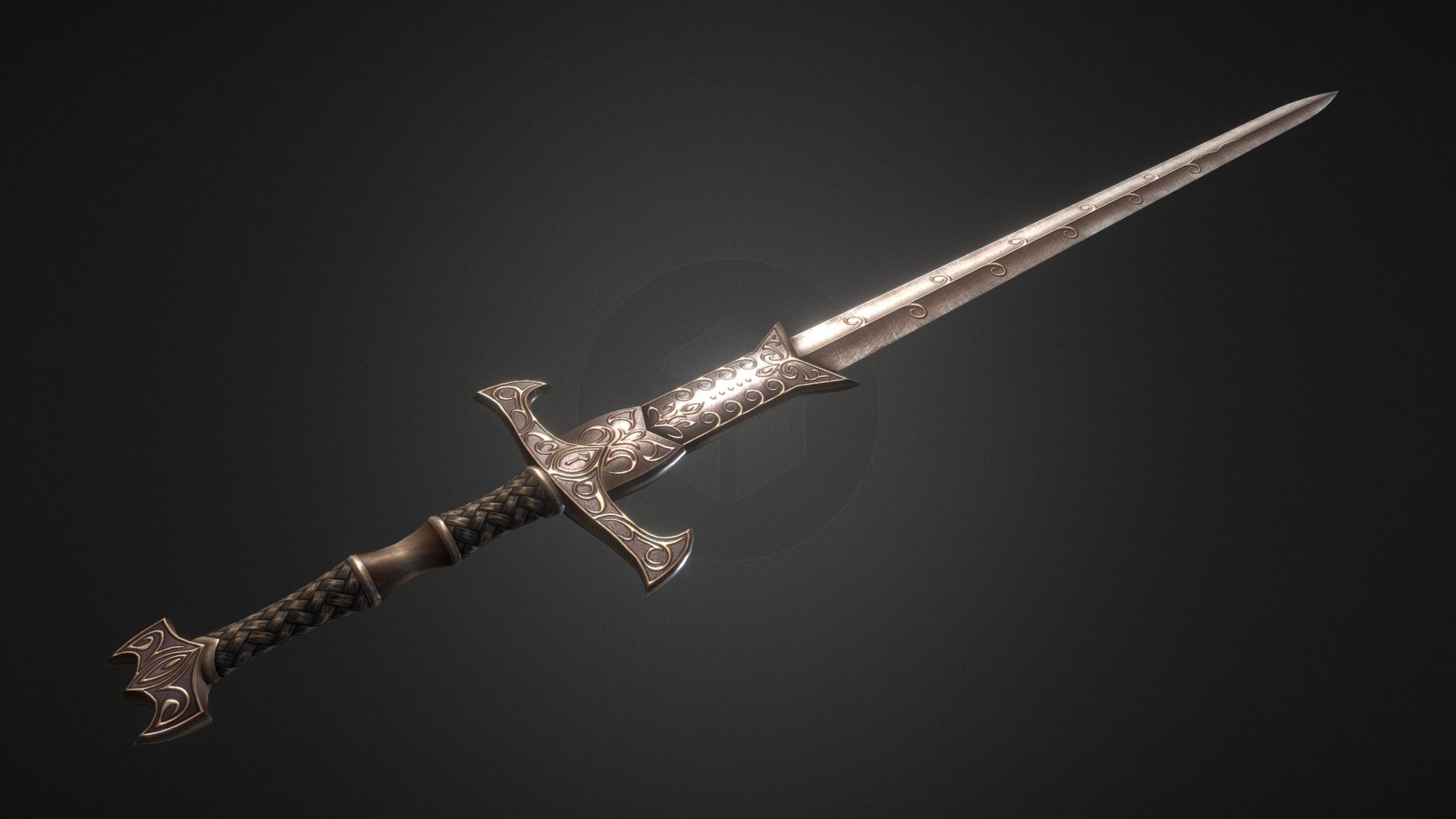 The weapon I created for upcoming Dragonborn Odyssey add-on for Skyrim by Icecreamassassin. Check out his amazing Legacy of the Dragonborn expansion on Skyrimnexus.

Also check out his Mod blog and Patreon page to see more info about upcoming add-on 3d model