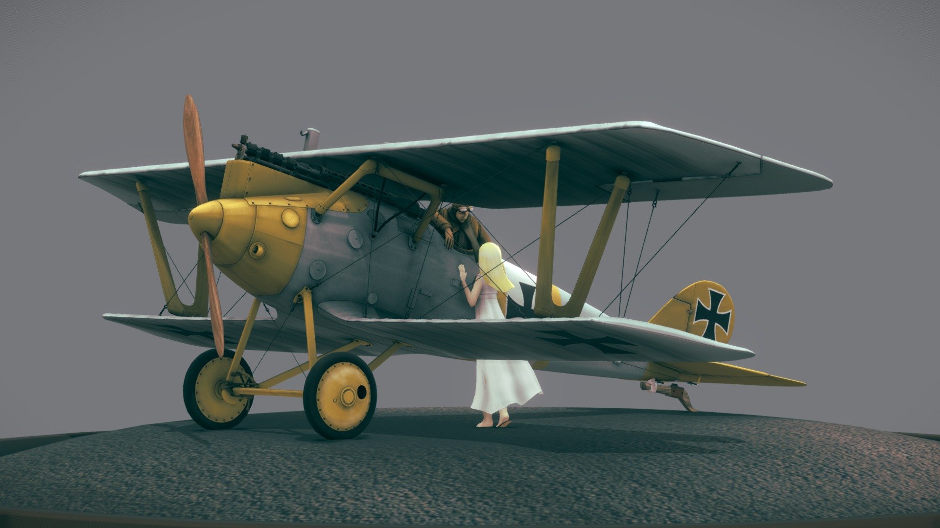 airplane of pfalz-d-iii :)

resetting and uploaded from pre-render base model.

it can be Free download.

ファルツ-d-iiiとかいう飛行機らしい。

元々プリレンダー用に作ったモデルをアップしてみました

フリーダウンロードですのでご自由にお使いください～ - Airplane - Download Free 3D model by 腱鞘炎の人 (@Kensyouen) 3d model