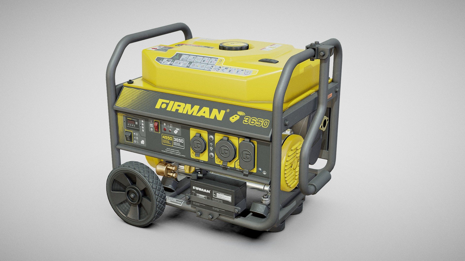 Generator - Firman 3650 - Buy Royalty Free 3D model by Fabio Orsi (@fabioorsi) 3d model