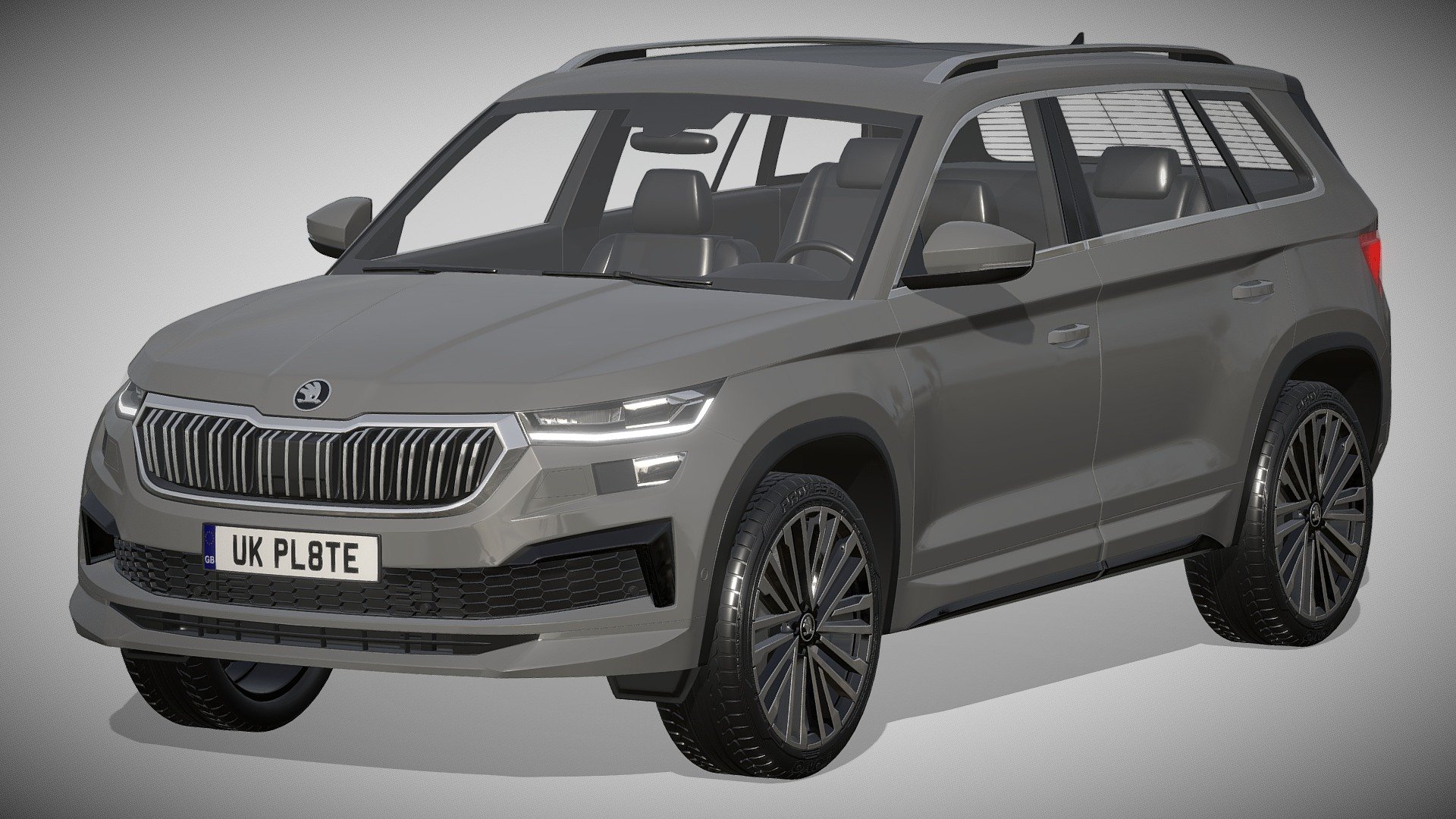 Skoda KODIAQ 2022

https://www.skoda-auto.com/models/range/kodiaq

Clean geometry Light weight model, yet completely detailed for HI-Res renders. Use for movies, Advertisements or games

Corona render and materials

All textures include in *.rar files

Lighting setup is not included in the file! - Skoda KODIAQ 2022 - Buy Royalty Free 3D model by zifir3d 3d model
