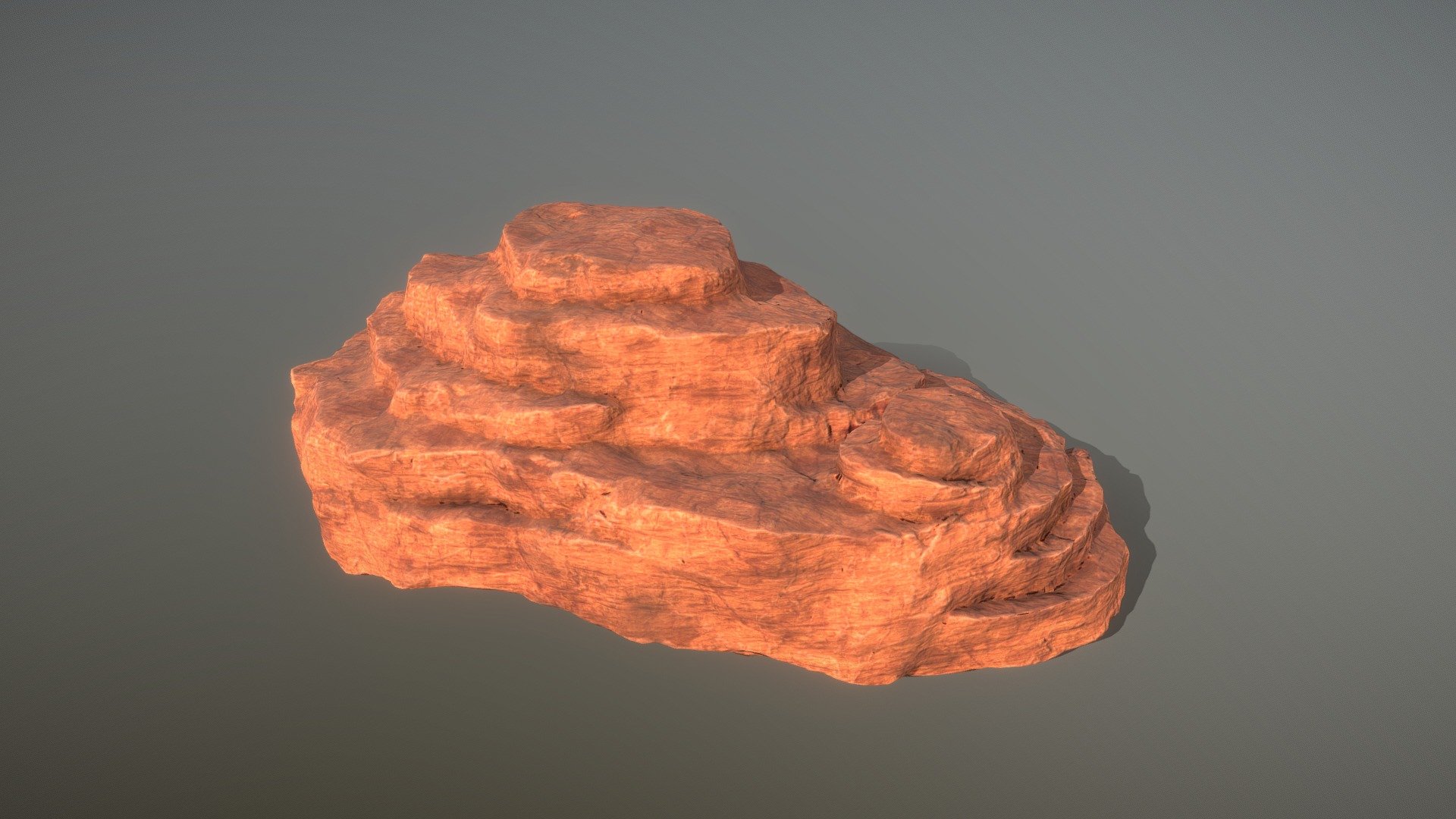 A large weathered desert cliff thats been darkened by the sun

Includes




Three Lods: High 23k poly, Medium 11k poly, and, Low 5k poly

4k PBR textures: Albedo, Normal, Roughness, and, Ambient Occlusion
 - Desert Cliff 11 - Buy Royalty Free 3D model by WireframeArt 3d model