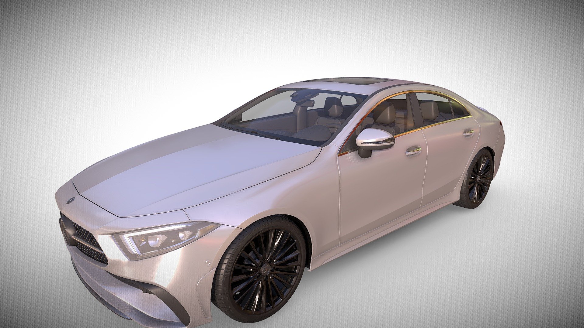 This 3D model showcases the sleek and luxurious design of the Mercedes-Benz CLS. With its iconic coupe silhouette, the CLS seamlessly combines performance and elegance. The model captures the intricate details of the car's exterior, from the signature diamond grille to the dynamic lines that define its aerodynamic profile. Inside, the meticulously crafted interior reflects the epitome of comfort and sophistication, featuring high-quality materials and cutting-edge technology. Whether for automotive enthusiasts or those appreciating automotive design, this 3D model brings the essence of the Mercedes-Benz CLS to life 3d model