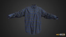 Checkered Shirt 2 style, fashion, stylish, ar, 3dscanning, fabric, casual, checkered, shirts, photogrammetry, 3dscan, casual-fashion, noai, checkeredshirt, fahsion-scan