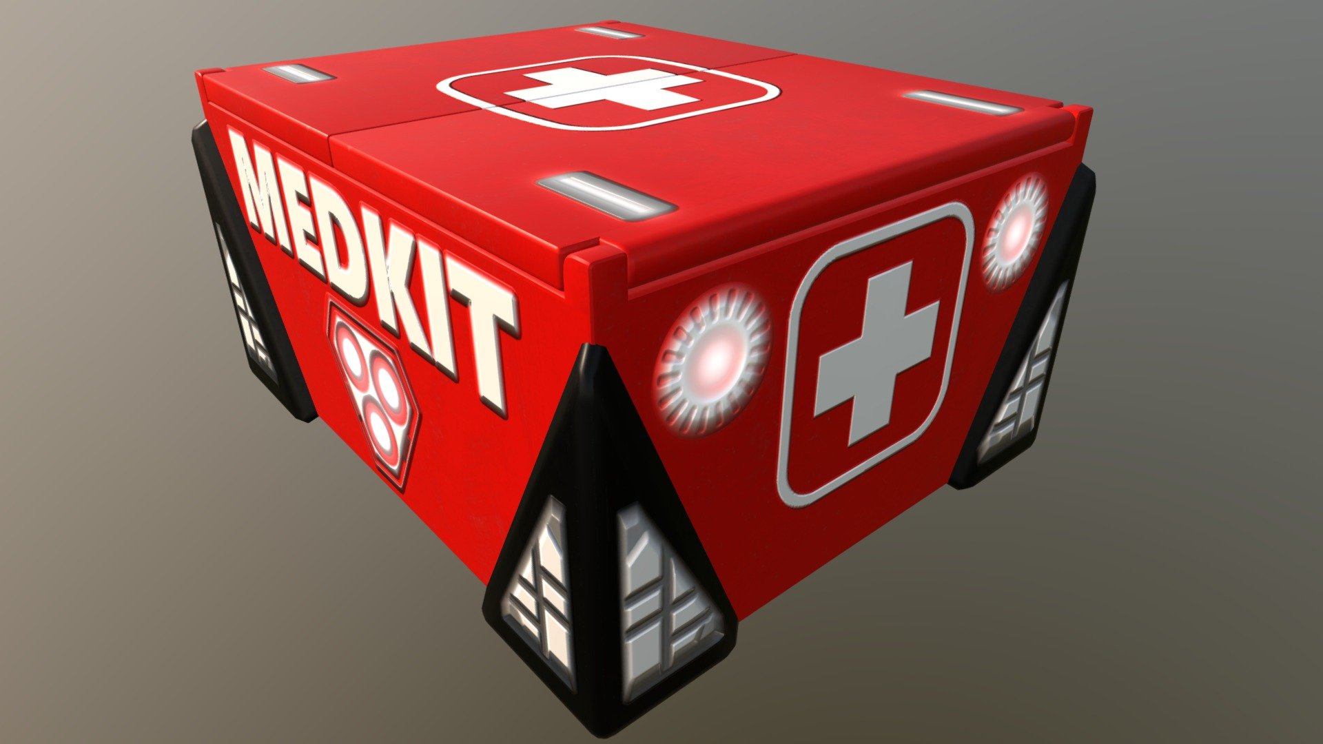 Medkit Box 8 - 3D model by Anti-Ded 3d model