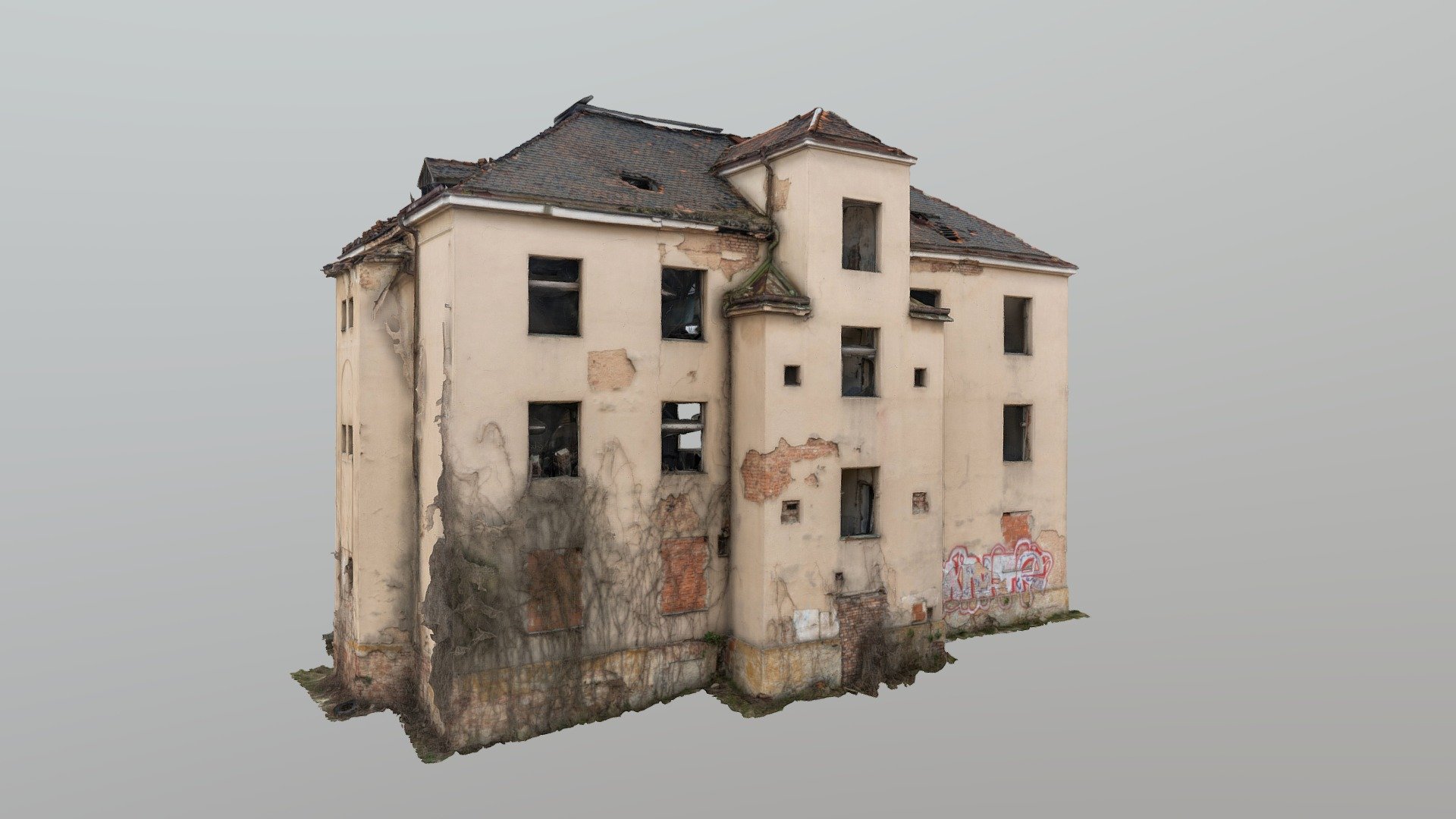 Ruined building in Dubí

Map: https://goo.gl/maps/bVdy5cREr8kCgWHs9

Photogrammetry scan (350c36MP), 6x8K texture +HD normals (as additional .zip)

Project with https://sketchfab.com/matousekfoto - Ruined house in Dubí - Buy Royalty Free 3D model by kubacpetr 3d model