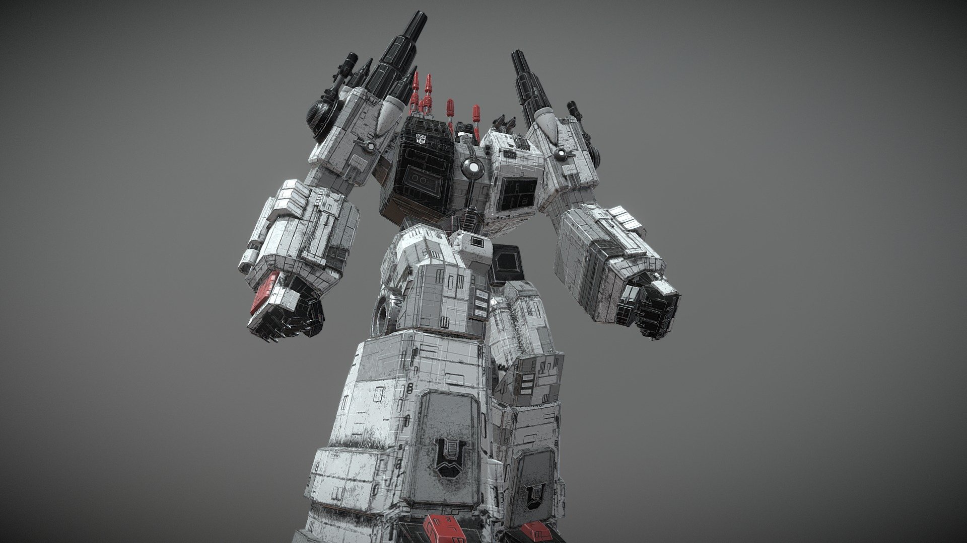 Fan art of Metroplex from Transformers: Fall of Cybertron - Metroplex - 3D model by MattTonks (@tonka316) 3d model
