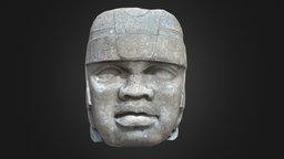 El Rey the Giant Olmec Head 