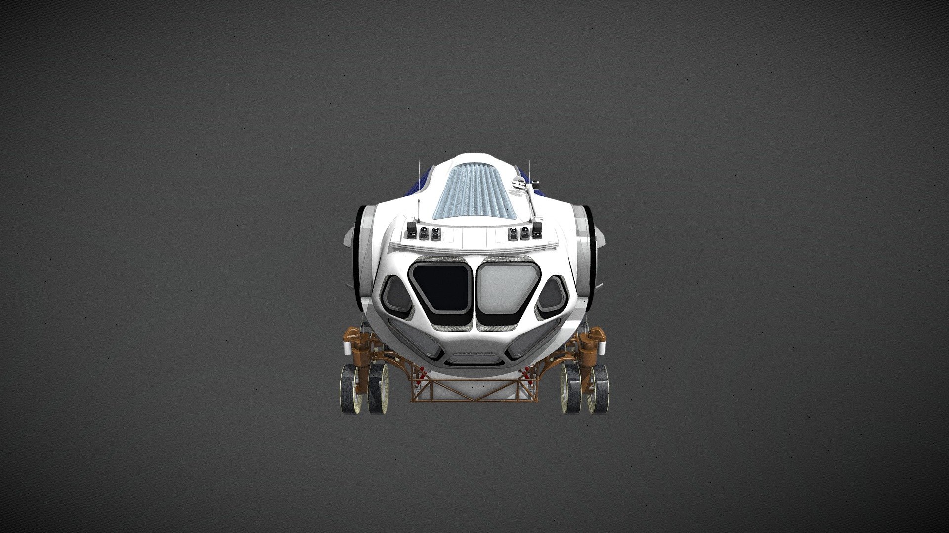 Relevant Mission: Notional Mars Surface Systems
Date Added: July 20, 2015

*copyright: nasa3d.arc

The Space Exploration Vehicle (SEV) concept is designed to be flexible depending on the destination; the pressurised cabin can be used both for missions in space and for exploration of the surface of planetary bodies, including near-Earth asteroids and Mars. The surface exploration version of the SEV has the cabin mounted on a chassis, with wheels that can pivot 360 degrees and travel at about 10 kilometres per hour in any direction. It is about the size of a pick-up truck (with 12 wheels) and can accommodate two astronauts for up to 14 days with sanitary and sleeping facilities. Similarly, the space version of the SEV would have the same pressurised cabin on a flying platform; it would also allow two astronauts to stay for 14 days.
erficie de cuerpos planetarios, incluidos asteroides cercanos a la Tierra y Mat - Space Exploration Vehicle - 3D model by Pablo (@manabu_dev) 3d model