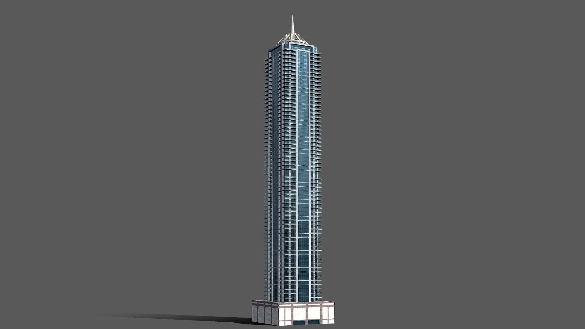 Emirates Crown Tower - Dubai Marina - Buy Royalty Free 3D model by 1Quad (@1.Quad) 3d model