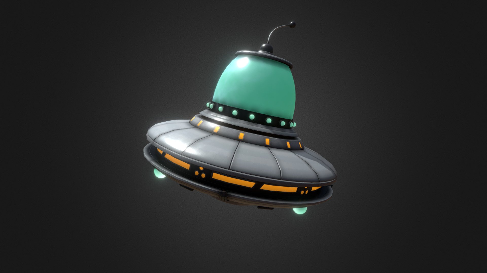 UFO made for a Game jam at my school.

Used Blender and Substance Painter to make it 3d model
