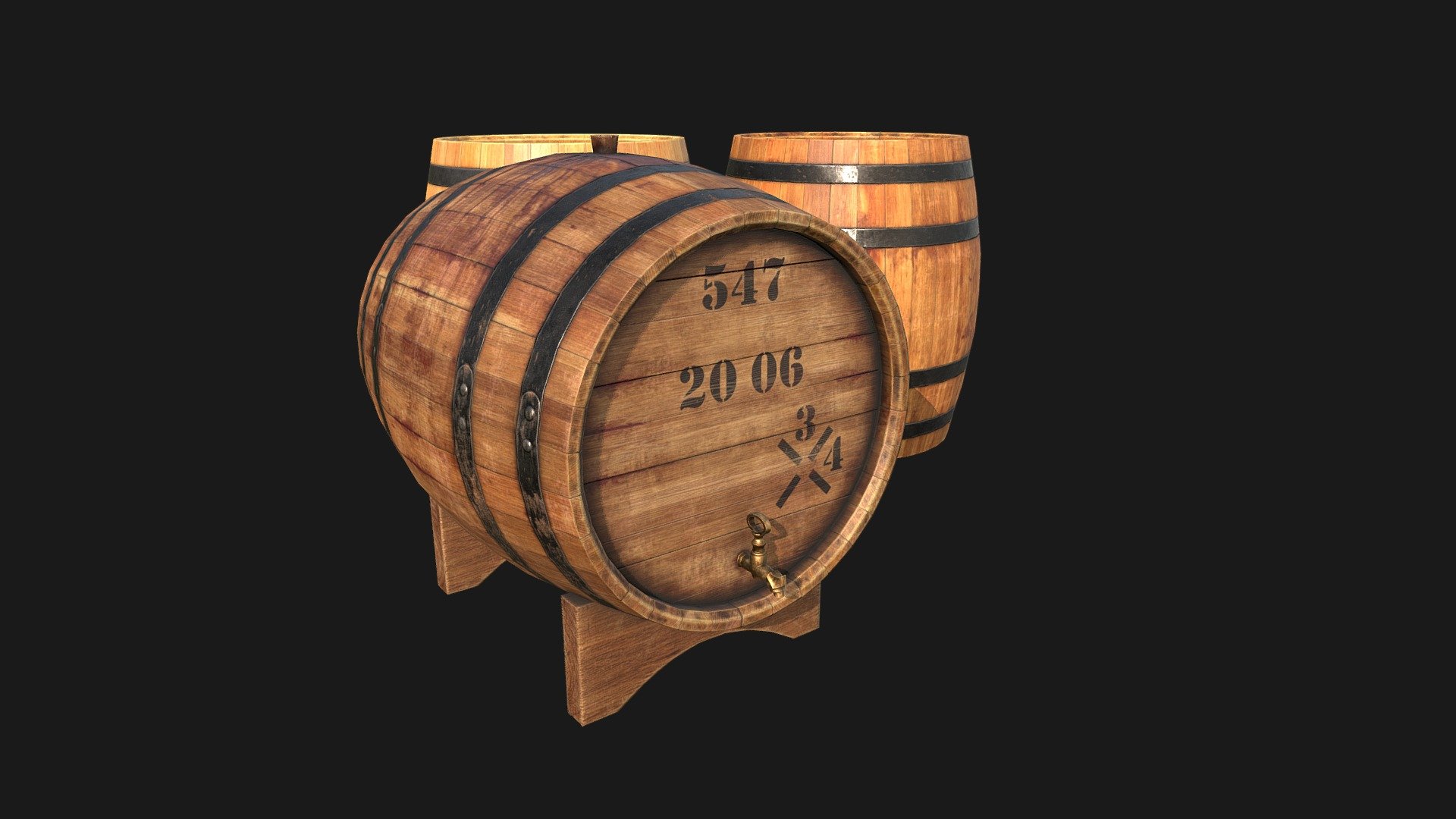 The best house for wine is a wooden barrel.

Model available on

CGTrader
-link removed-

3DExport
-link removed-

Turbosquid
-link removed- - Wooden wine barrels - 3D model by Igor Novik (@artinstrouke) 3d model
