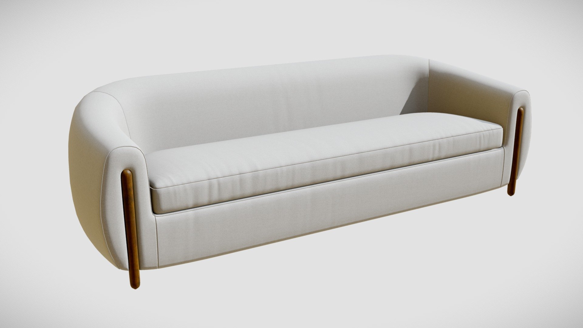 High-quality 3d model of a Crete and Barrel Nora Warm Ivory Tub Sofa.

Original: https://www.crateandbarrel.com/nora-warm-ivory-tub-sofa/s419972

7512 polygons
7927 vertices - Crate&Barrel Nora Sofa - Buy Royalty Free 3D model by 3detto 3d model