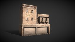 Middle-East Modular Building 1 archvis, gamereadyasset, middleeast, mideast, architecture, gameasset