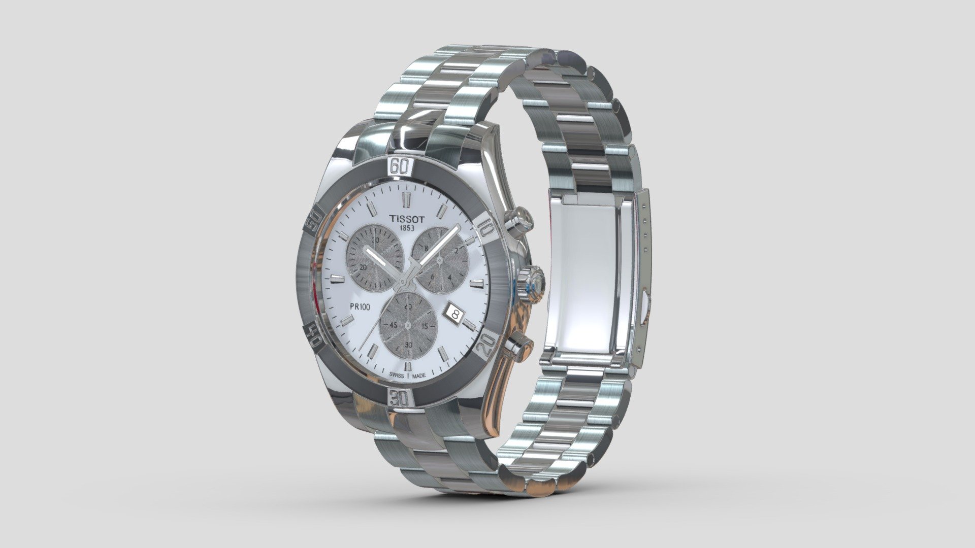 Hi, I'm Frezzy. I am leader of Cgivn studio. We are a team of talented artists working together since 2013.
If you want hire me to do 3d model please touch me at:cgivn.studio Thanks you! - Tissot PR 100 Sport Chic Strap 1 - Buy Royalty Free 3D model by Frezzy3D 3d model