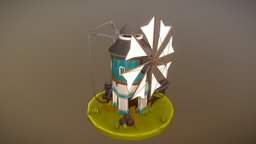 RTS-game windmill greek, roman, windmill, sciencefiction, science-fiction, rts-game, starwars, sci-fi, building, fantasy, factory
