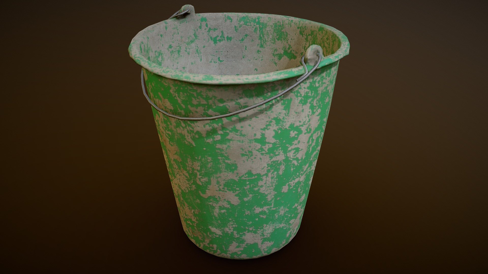 Photoscan( 72 photos) - Old Plastic Bucket - 3D model by Alexander Komendant (SashaRX) (@Sasharx) 3d model