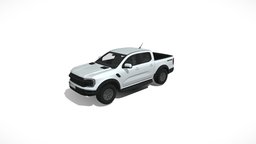 Ford Ranger Raptor 2024 automobile, truck, terrain, ford, cars, van, 4x4, raptor, pickup, adventure, obj, automotive, ranger, cgi, high-poly, fbx, performance, commercial, powerful, edition, rugged, utility, off-road, 3drender, 3d, blender, vehicle, lowpoly, car, off-roading, noai, business-vehicle