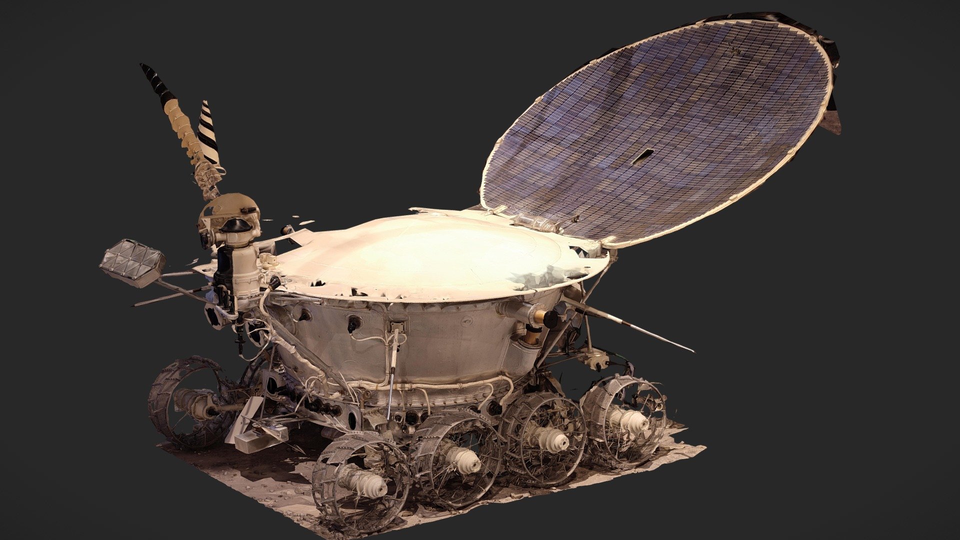 USSR Moon rover - Buy Royalty Free 3D model by Aleksei Vlasov ⚡ CRWDE (@crwde) 3d model