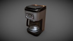 Coffee Maker Cuisinart drink, tea, coffee, prop, electronic, electronics, hot, maker, props, machine, kitchen, cocoa, cuisinart, house, home, interior