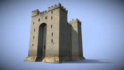 Medieval castle fort game and PRINT