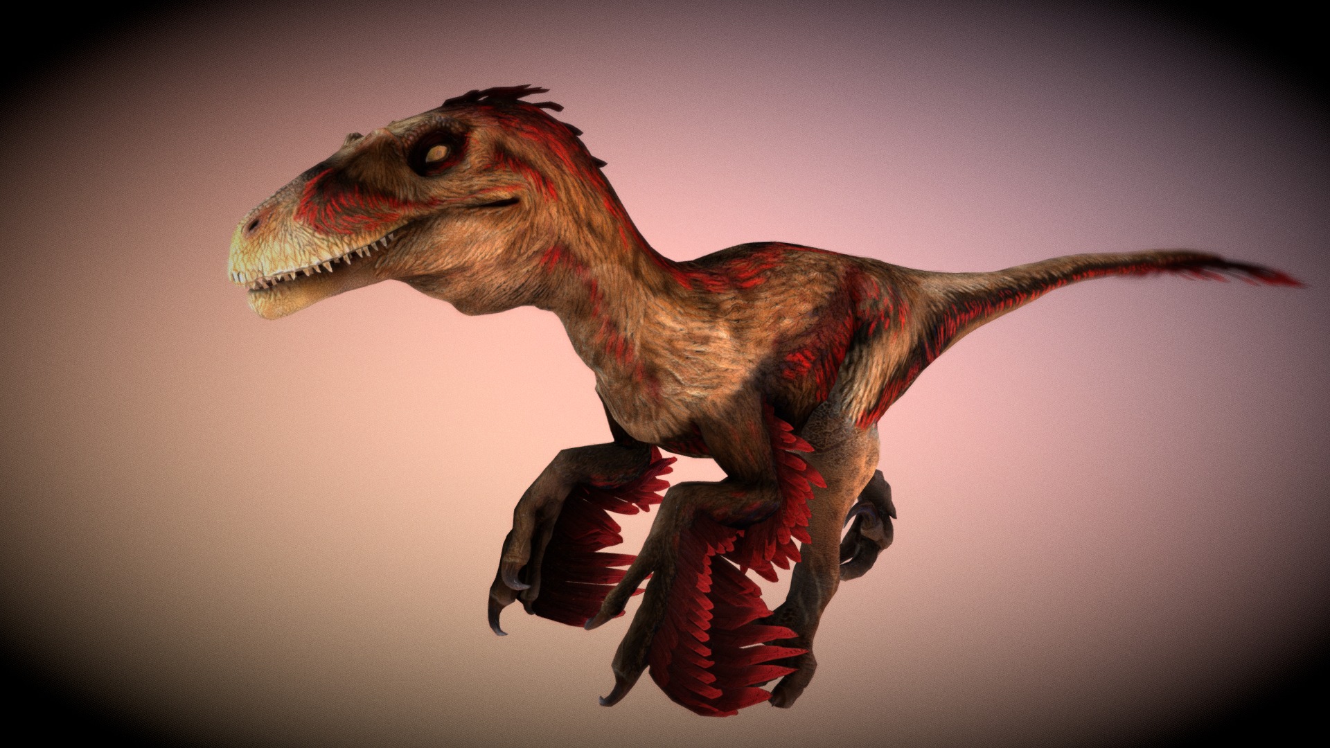 Dakotaraptor - Dakotaraptor (1) - 3D model by robertfabiani 3d model