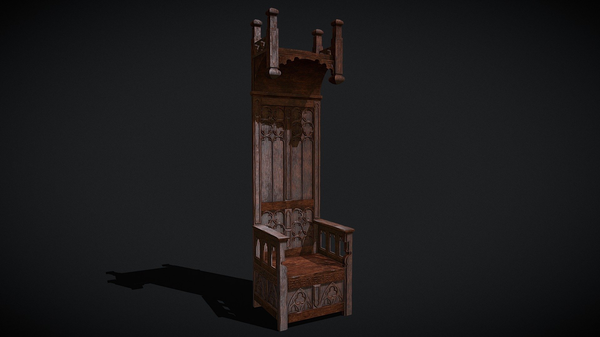 Medieval Wooden Antique Gothic Throne
VR / AR / Low-poly
PBR approved
Geometry Polygon mesh
Polygons 88,597
Vertices 93,500
Textures 4K - Medieval Wooden Antique Gothic Throne - Buy Royalty Free 3D model by GetDeadEntertainment 3d model
