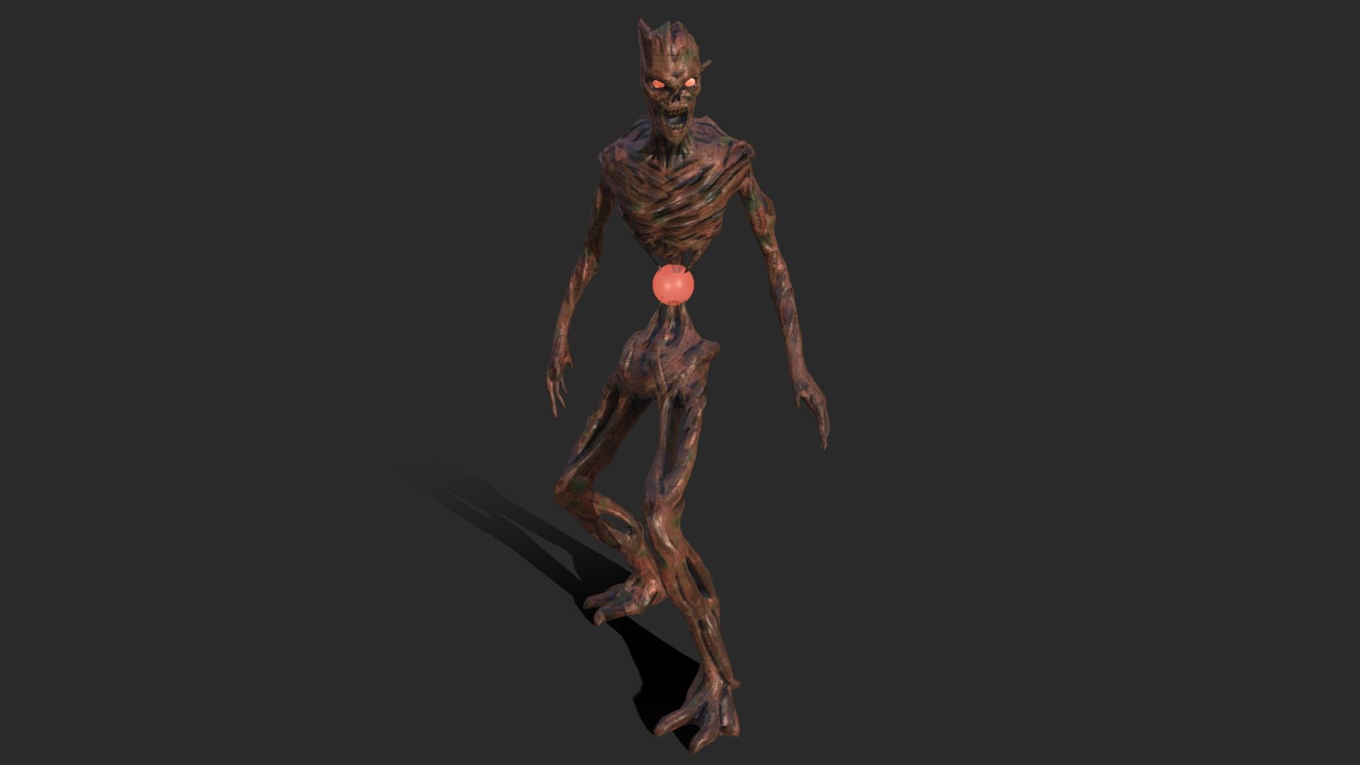 Halloween_Tree_creature - 3D model by nafla4 3d model