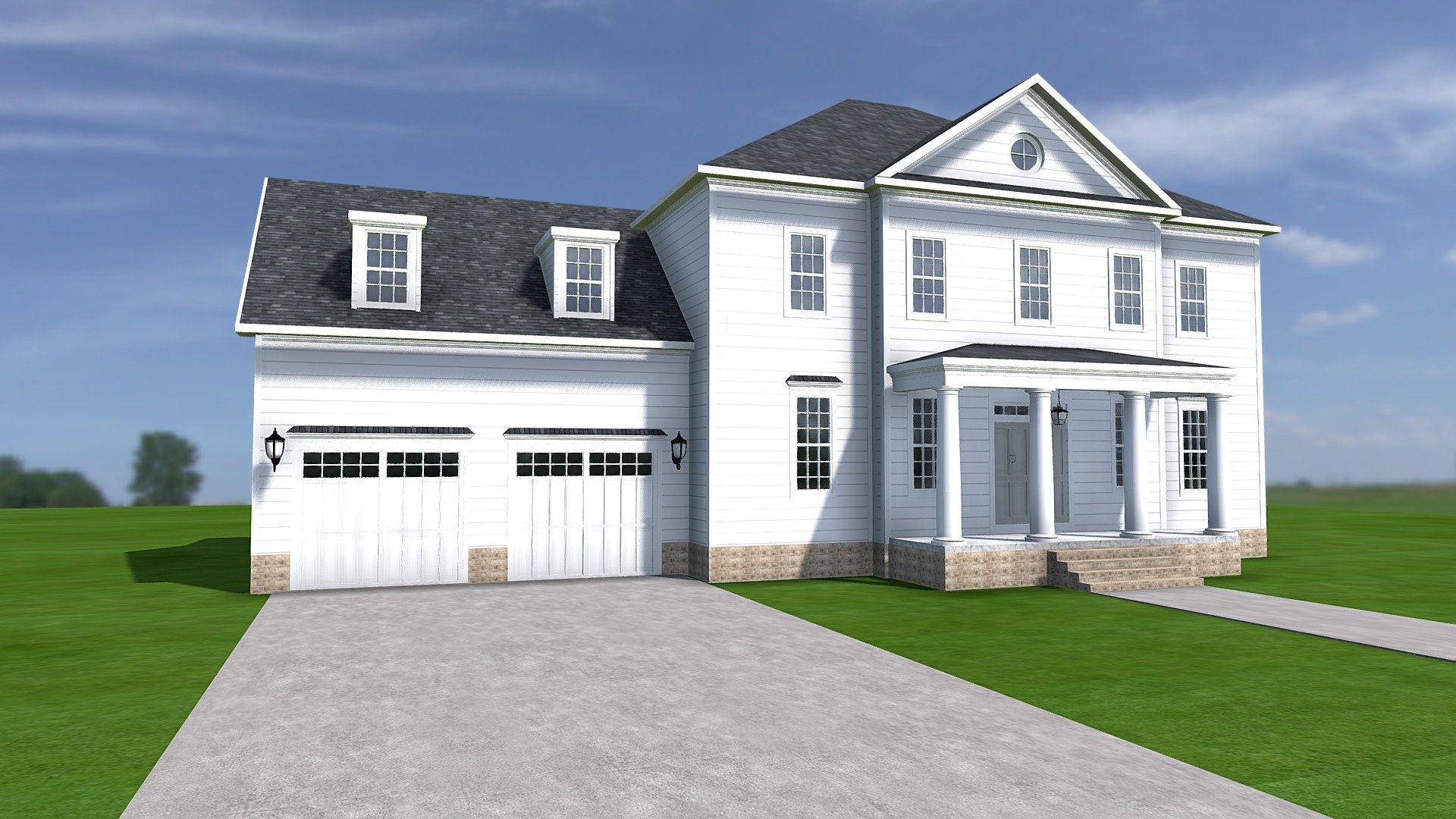 This 360 spin image shows an exterior 3D rendering. It is set on a natural backdrop with a clear sky and natural lighting. The interactive 360 spin functionality allows our clients to rotate the model through 360 degrees and look at it from any angle, including looking at the property from above or below.

To get a quote for a 360 spin model or architectural rendering project call us direct on 1-877-350-3490.

To see a wide range of different 3D renderings we have completed for clients, check out our Instagram page: https://www.instagram.com/render3dquick/




360 spin

360 spin image

Interactive 360 spin

360 spin model

360 floor plan

360 floor plan spin

360 exterior spin

360 interior spin

360 tour

360 spin tour

360 degree spin tour

360 exterior tour

360 model

360 fly around tour

360 rendering
 - Reba Sledd - 360 spin model of 3D house - 3D model by Render3DQuick 3d model