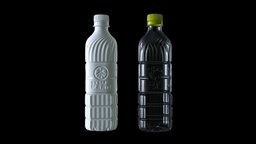 Japanese Plastic bottle 01 (3D scan)