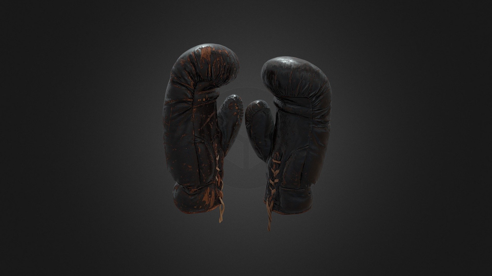 Pair of leather boxing gloves worn by Randolph Turpin when preparing for his World Middleweight Title fight with Sugar Ray Robinson in 1951, and throughout his career.
Randolph Turpin was born in Leamington Spa in 1928. He defeated Robinson on 10 July 1951 to become world champion. He was inducted into the International Boxing Hall of Fame in 2001 3d model