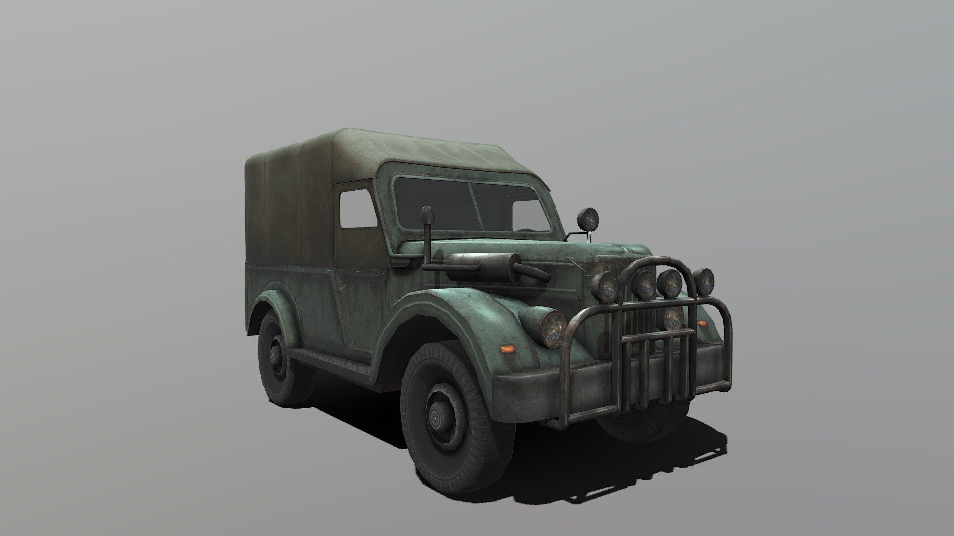 GAZ-69 - Download Free 3D model by mamont nikita (@mamontnikita62) 3d model
