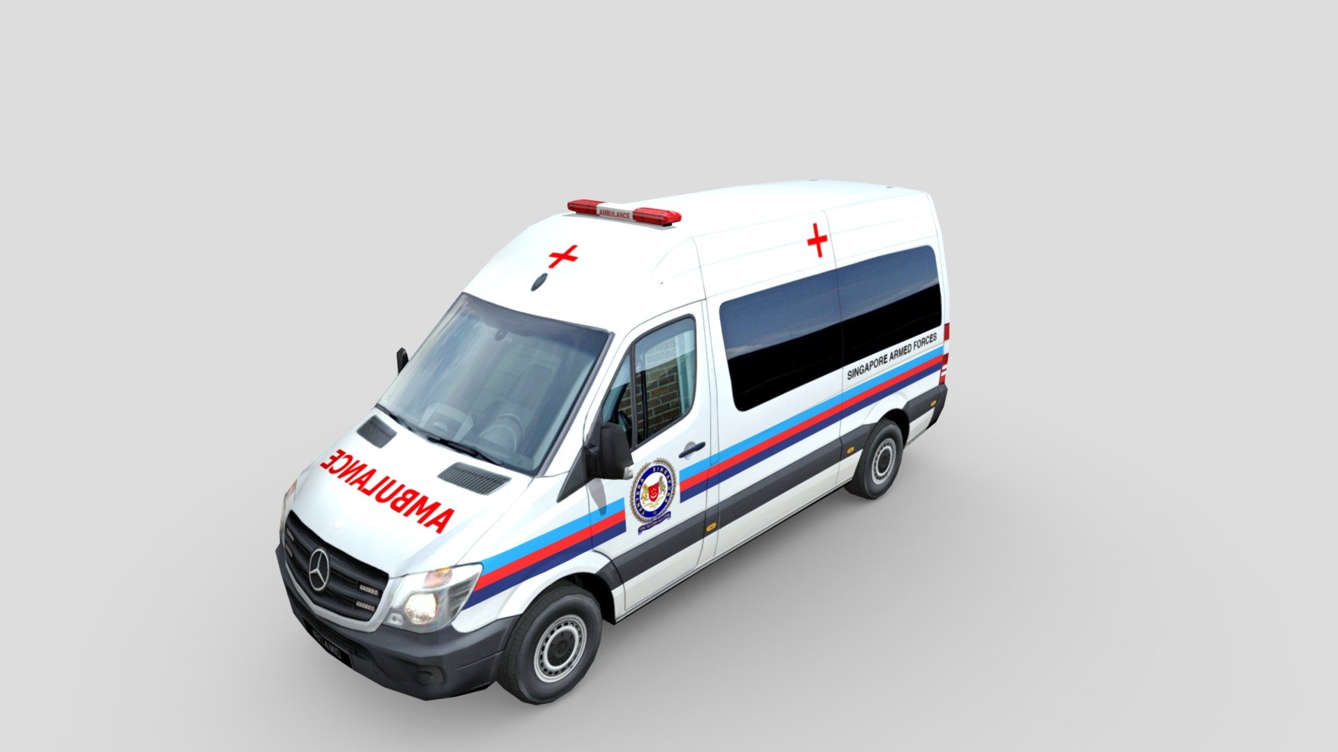 SAF Ambulance - 3D model by RSAF Open House 2021 (@affertog) 3d model