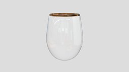 Water Cup set, glass, cup, gold