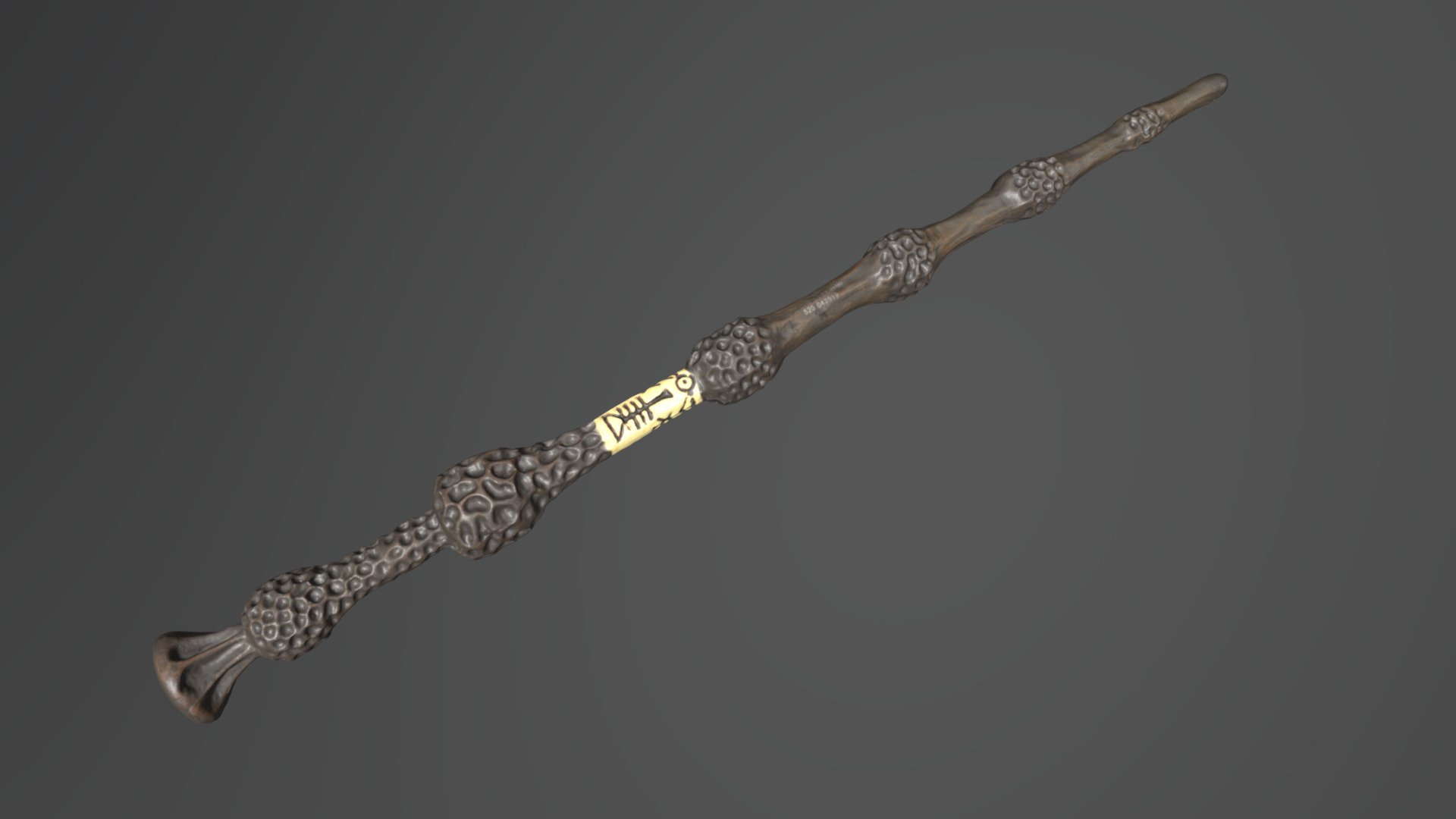Toy replica of the elder wand from the Harry Potter movies and the Fantastic Beasts series.

A 3D scan of the wand that is used by Albus Dumbledore. It is one of the Deathly Hallows that was once used by Grindlewald and later on by Albus Dumbledore - Elder Wand - Buy Royalty Free 3D model by 4visualization 3d model