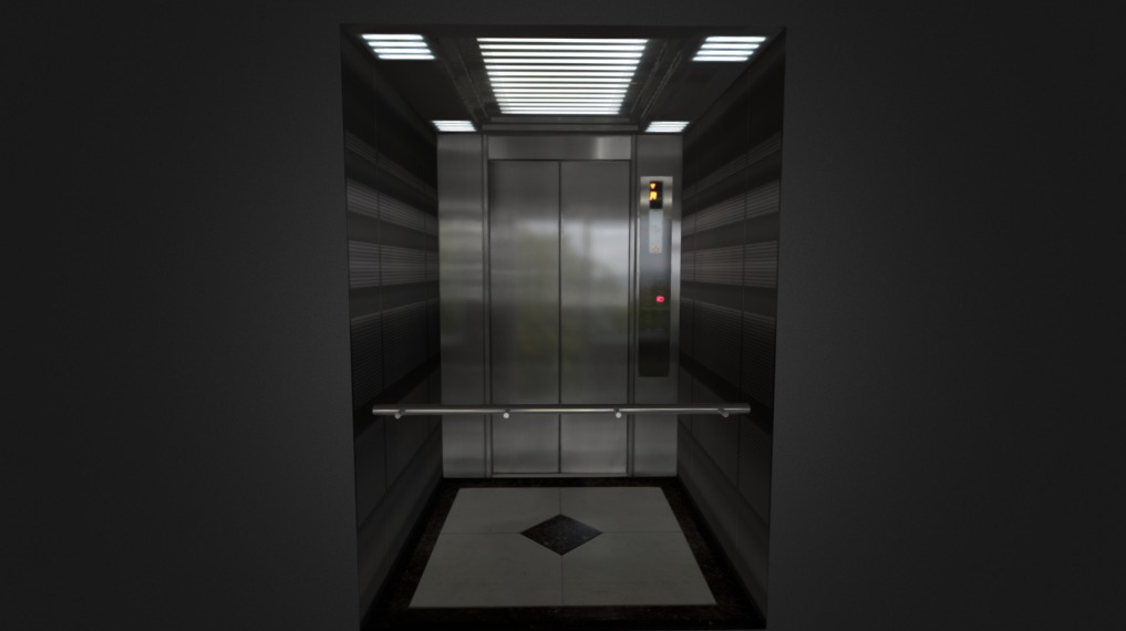 Elevator - 3D model by Aglobex 3d model