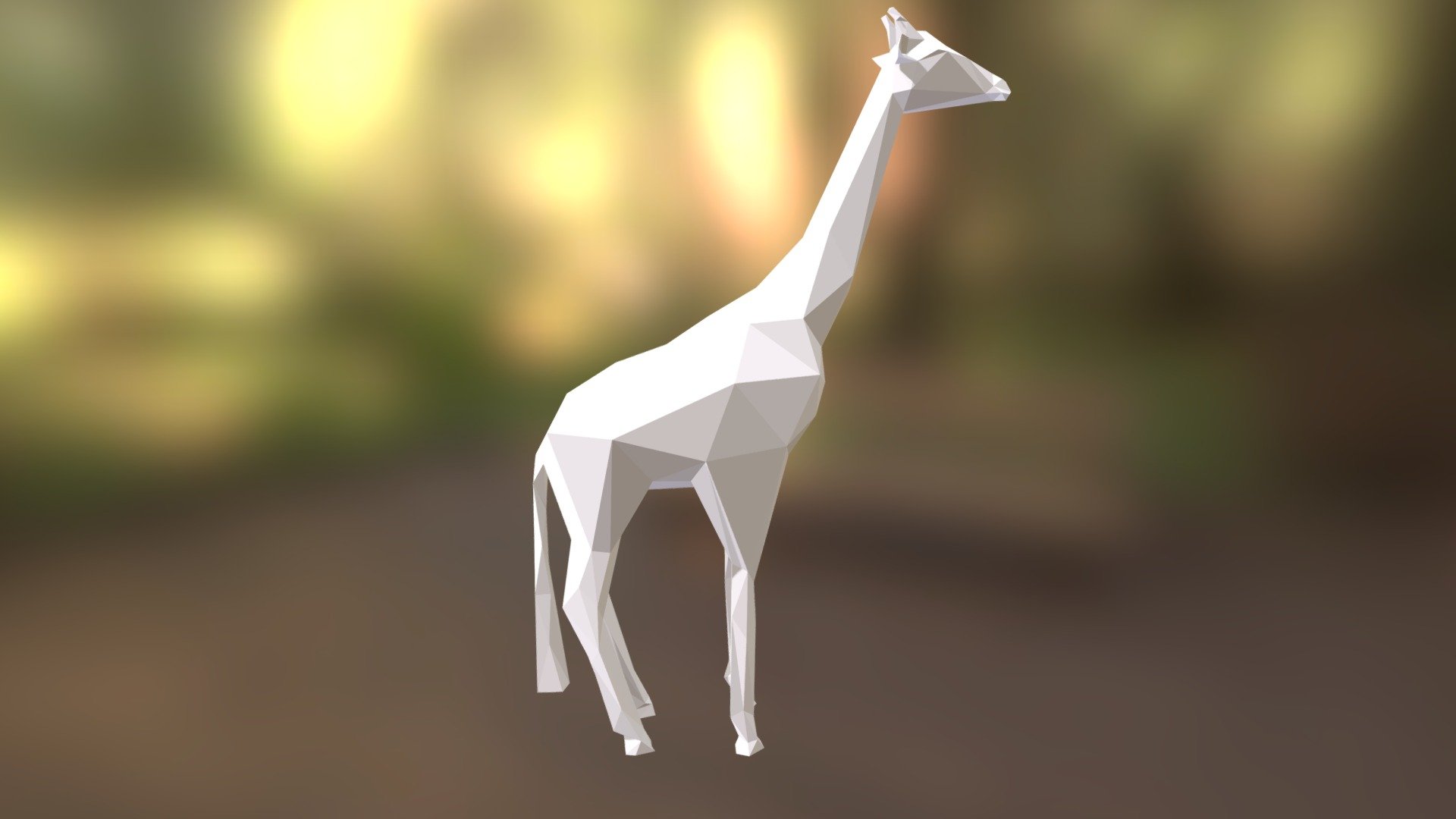 Giraffe 12 - 3D model by Peolla3D 3d model