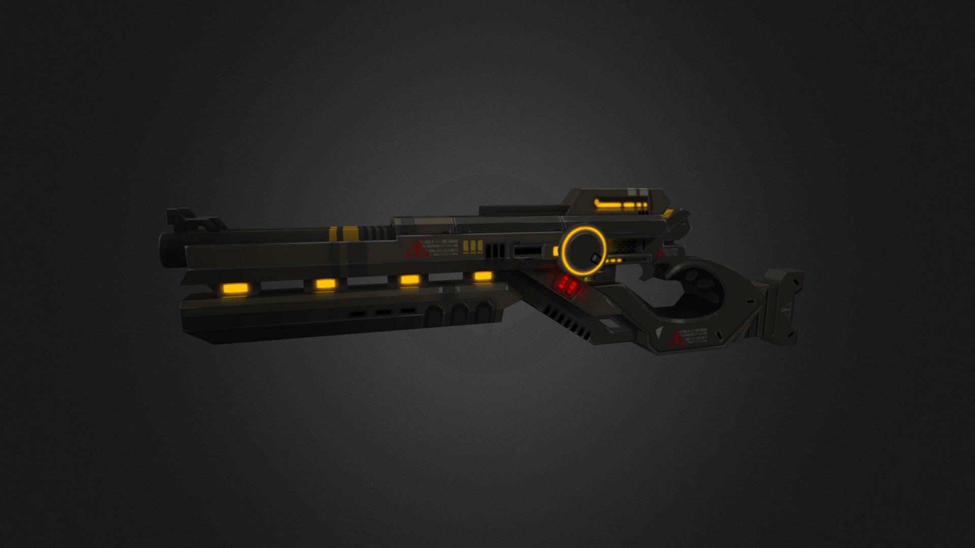 shotgun form Neon Shadow&hellip; http://tastypoisongames.com/ - Shotgun.fbx - 3D model by Luke Viljoen (@LukeViljoen) 3d model