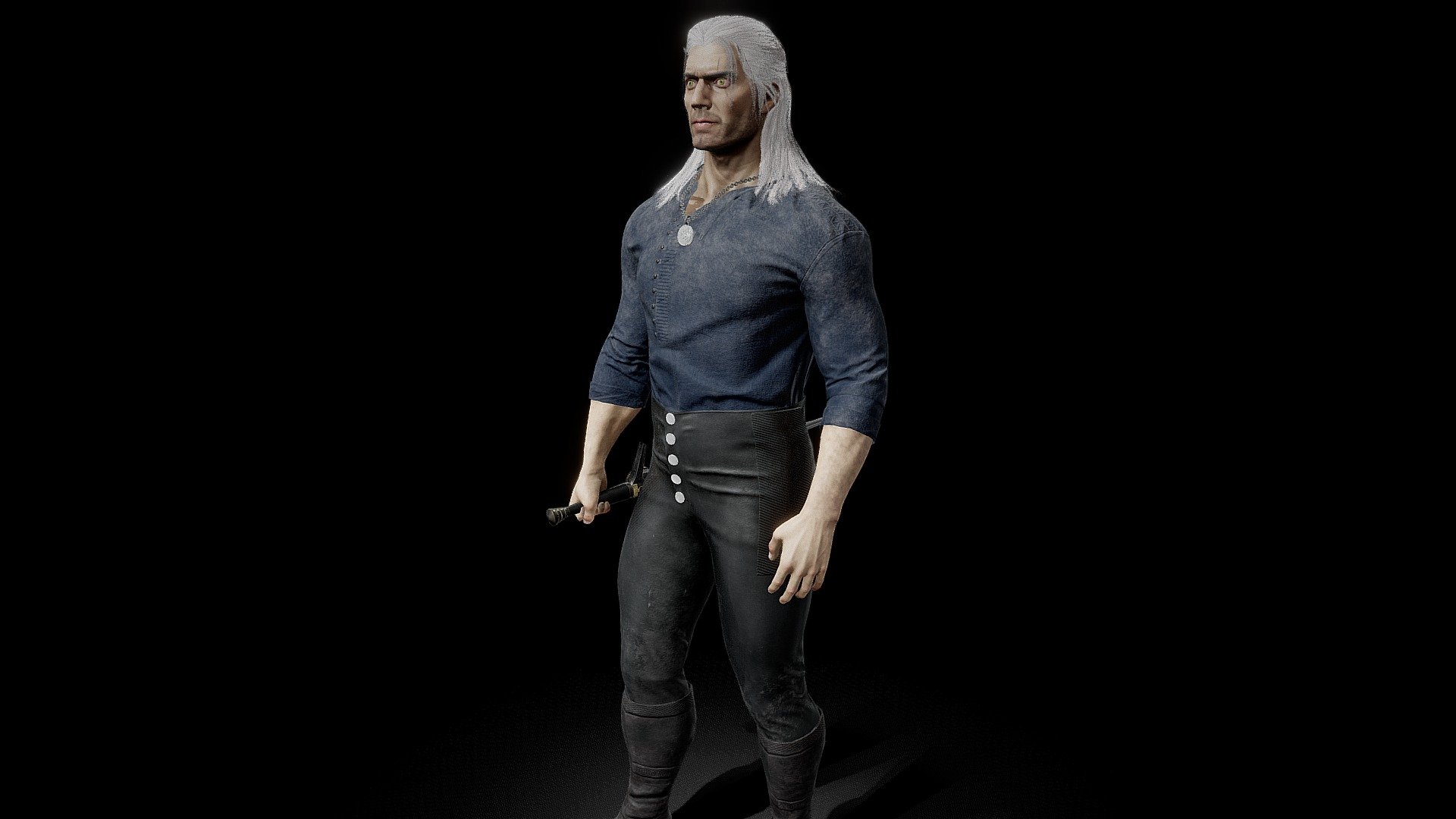 Fanart Model of The Witcher-Geralt of Rivia.
Always been a fan of the witcher games and the netflix show.
https://www.artstation.com/artwork/ArbGmN - Witcher - 3D model by Pinac_094 (@Seismic_Creations) 3d model