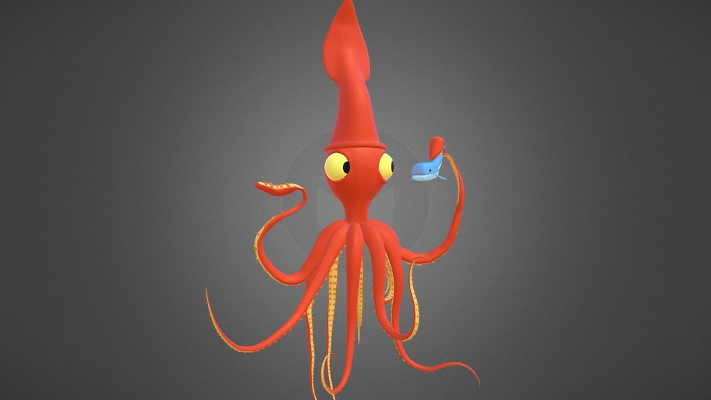Largely based on a concept by Terry Ververgaert  

-Made entirely in Blender - Giant Squid - 3D model by Andrea Picardi (@age) 3d model