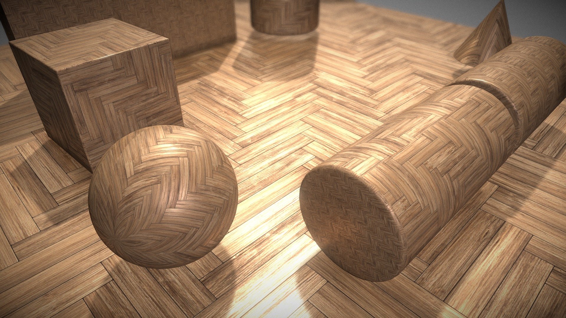 Here is a seamless and tileable texture-set for wood parquet floors.



Texture size 4k. 

Texture types included:




Colormap

Normalmap

Ao

Cavity

Color Ao mix









 - Wood Parquet Floor 1 Texture Set (27) - Buy Royalty Free 3D model by VIS-All-3D (@VIS-All) 3d model