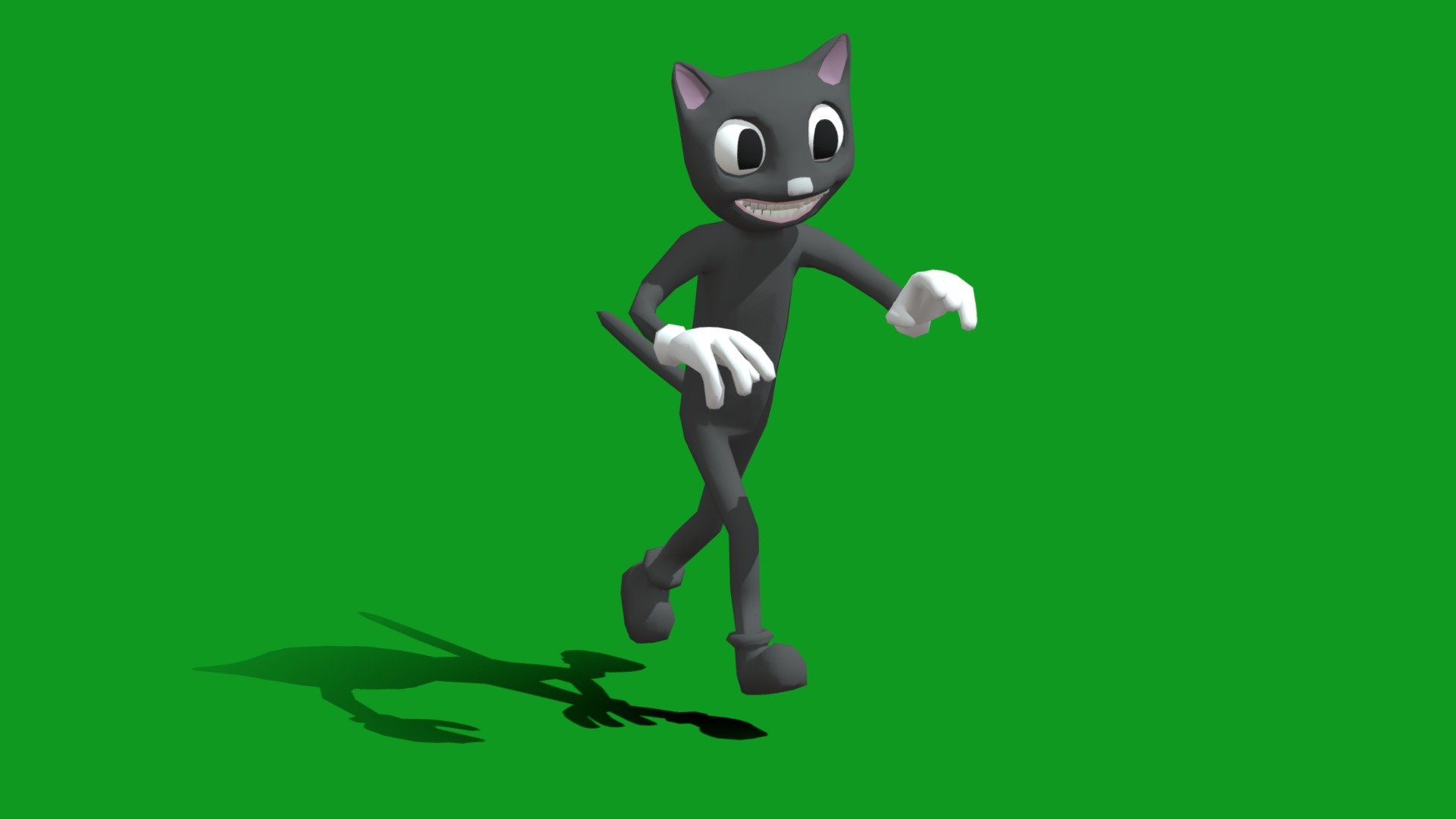 Model by @mrgrigins - Cartoon Cat Running - Download Free 3D model by Edward Johnson 3 (@sirenhead1929) 3d model