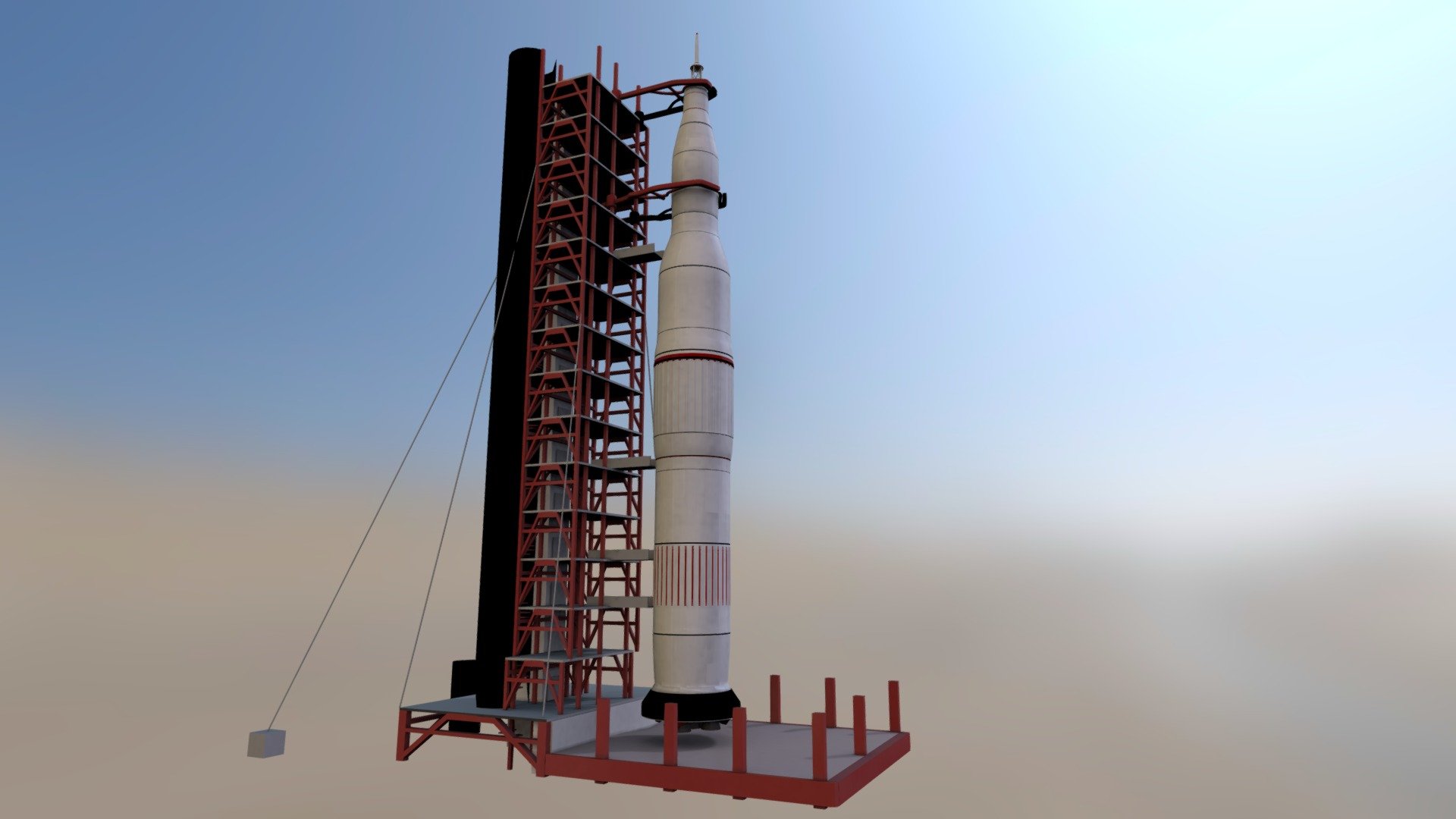 Published by 3ds Max - Rocket - 3D model by ademturker 3d model