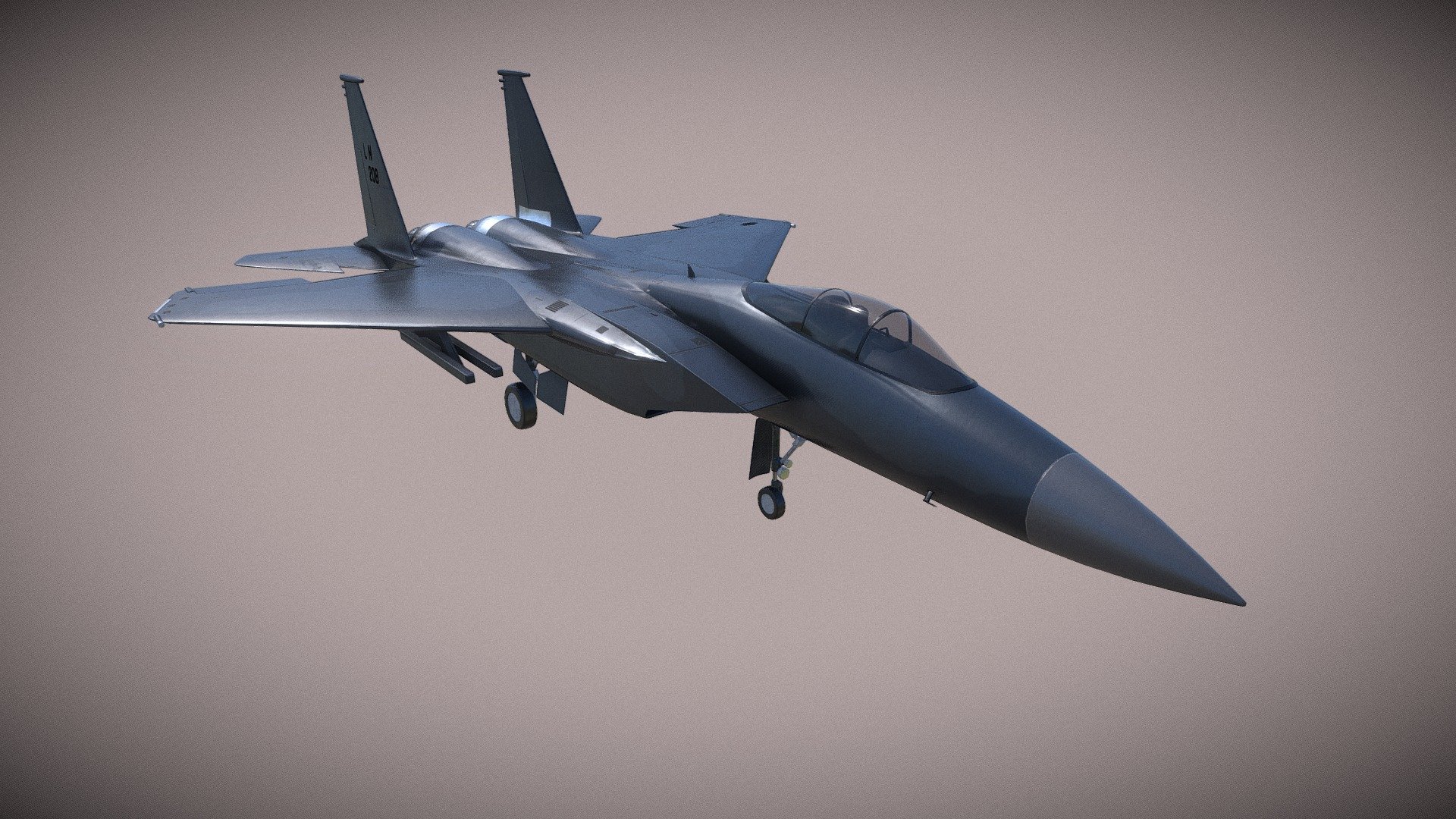 animated F15c eagle jet fighter - animated F15c eagle jet fighter - 3D model by jotar 3d model