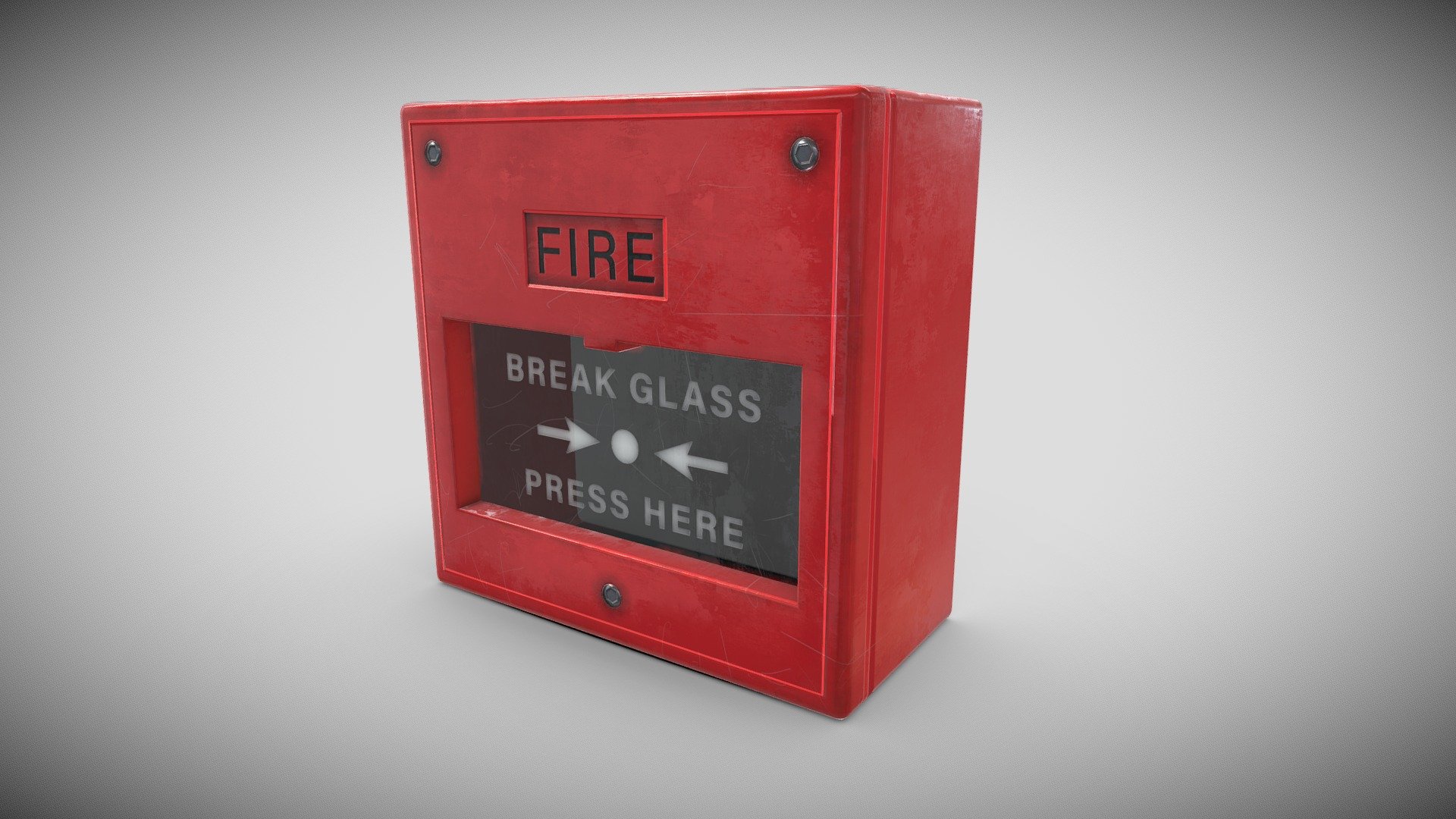 Simple fire alarm box, handy prop to use in any environment  

PBR textures @2k - Fire alarm box - Buy Royalty Free 3D model by Sousinho 3d model